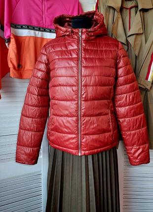 Женская демисезонная куртка стеганая терракотовая  от livre3 фото