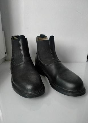 Жіночі черевики чорні демісезон fouganza 351 фото