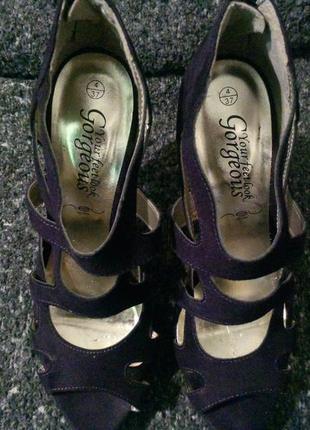 New look босоножки туфли сандали фиолетовые 23-23.5 см8 фото