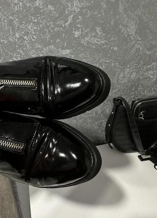 Лакированные туфли лоферы/оксфорды michael kors5 фото