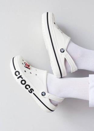 Сабо мужские крокс crocs bayaband белые3 фото