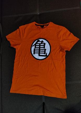 Футболка помаранчевого кольору dragonball primark