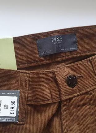 Вельветові брюки, m&s,34/293 фото