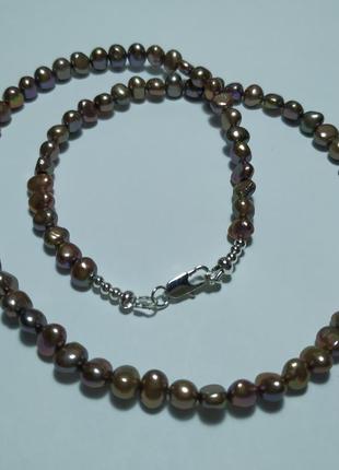 Намисто з річкових культивованих перлин