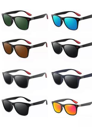 Модные классные поляризованные солнцезащитные очки uv 400, антиблики4 фото