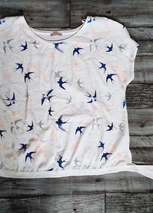👗 блуза шифон + хлопок orsay l