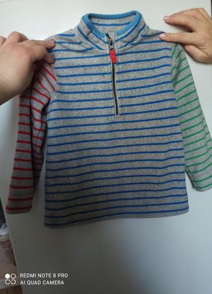 Флисовая кофтина, флисовый светер1 фото