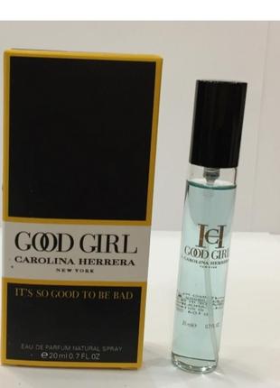 Жіночий мініпарфуми carolina herrera good girl 20 ml, херера гуд герл2 фото