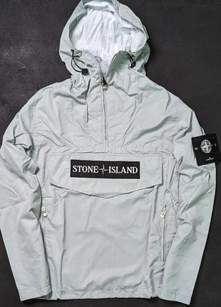 Крутая ветровка stone island / куртка стон айленд / анорак6 фото