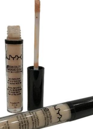 Жидкий консилер 6 шт nyx hd concealer cache-cernes ( палитра 6 штук)2 фото