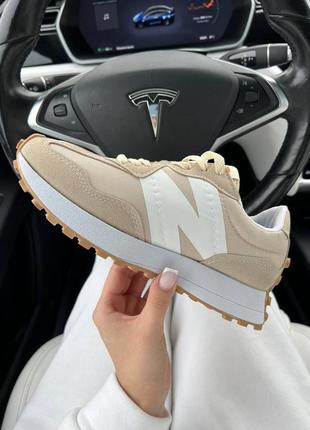 Кросівки кроси нью беланс new balance 327 beige6 фото