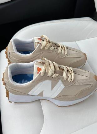 Кросівки кроси нью беланс new balance 327 beige8 фото