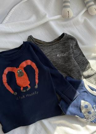 Лонгслів реглан футболка з довгим рукавом