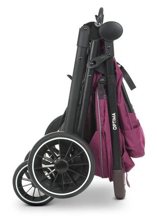 Прогулочная коляска el camino optima me 1083 оптима, purple