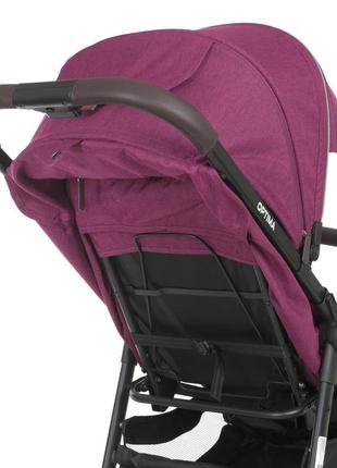 Прогулочная коляска el camino optima me 1083 оптима, purple