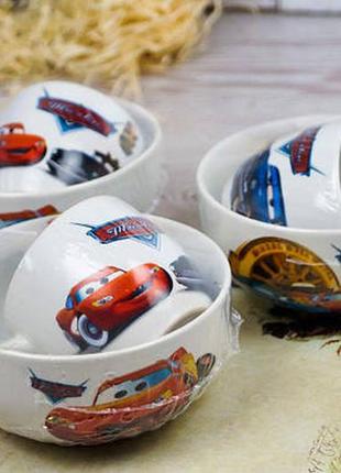 Детский набор посуды миньоны, щенячий патруль, лол, тачки, единороги, мультяшні...