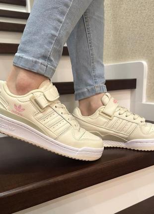 Adidas forum 84 beige5 фото