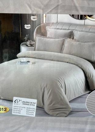 Комплект постільної білизни страйп-сатін east comfort