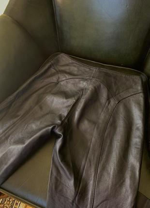 Чорні шкіряні штани від paule clement2 фото