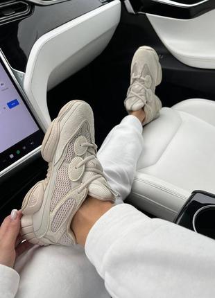 Кросівки кроси адідас ізі буст adidas yeezy boost 500 beige4 фото