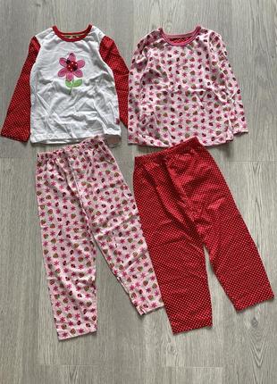 Крутой набор пижам mothercare 3-4роки