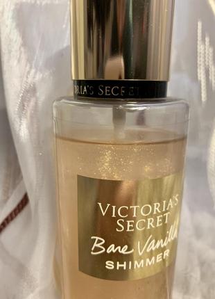 Спрей для тіла victoria's secret bare vanilla shimmer/ оригінал vs3 фото