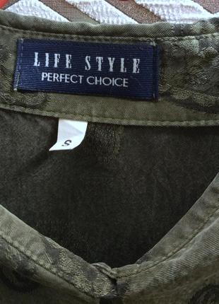 Life style/стильная шелковая рубашка-блуза3 фото