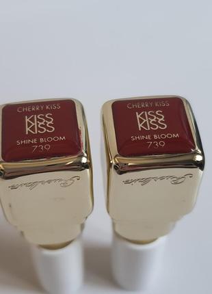 Блискуча помада guerlain kisskiss shine bloom