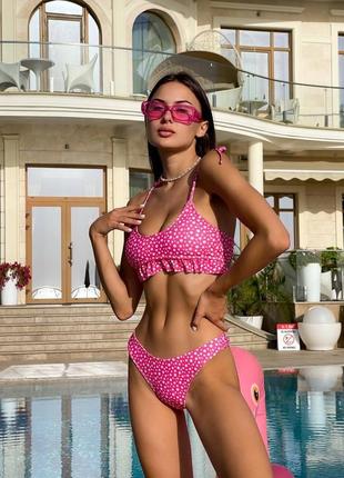 Новый купальник с цветочным принтом2 фото