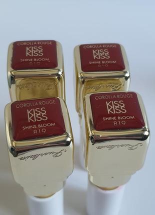 Блискуча помада guerlain kisskiss shine bloom