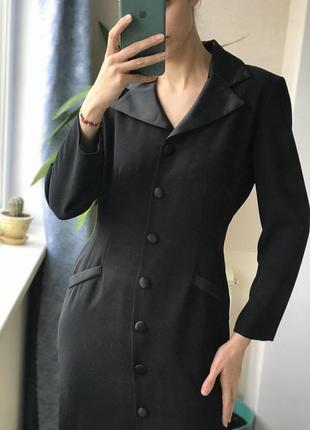 Шикарное платье пиджак канадского бренда joseph ribkoff открытая спина со шнуровкой смокинг стиль black tie2 фото