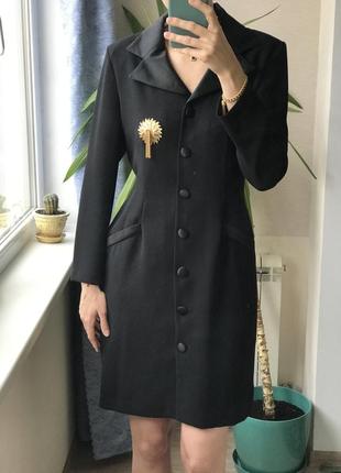 Шикарное платье пиджак канадского бренда joseph ribkoff открытая спина со шнуровкой смокинг стиль black tie3 фото