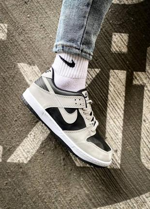 🔥nike dunk low "black/grey"🔥