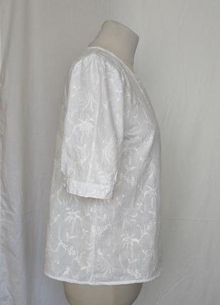 Біла блуза з вишивкою warehouse2 фото