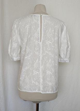 Біла блуза з вишивкою warehouse3 фото