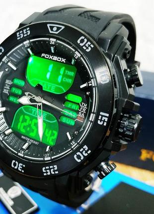 Брендовий наручний годинник foxbox з цифровим табло і кварцовим механізмом за супер ціною.
