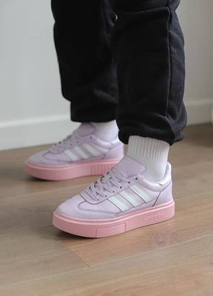 Кроссовки adidas samba violet rose женские