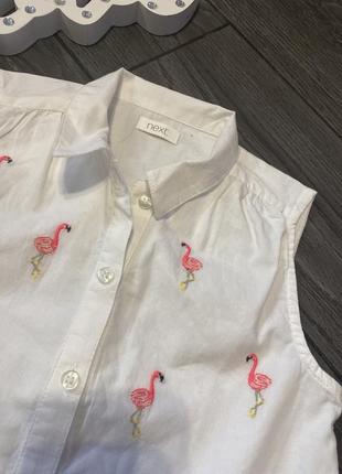 Блесна блуза рубашка из фламинго3 фото