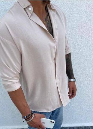 Мужская рубашка из супер софта 4 цвета, 44-58 размеры3 фото