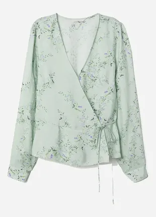 Блуза у квітковий принт h&m pp 34