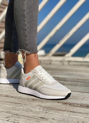 Женские кроссовки adidas iniki light grey   #адидас