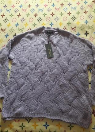 Модный свитер сиреневого цвета amisu