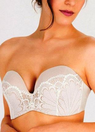 80-g  молочный бюст без бретелей на лягушачих лапках wonderbra w031u9 фото