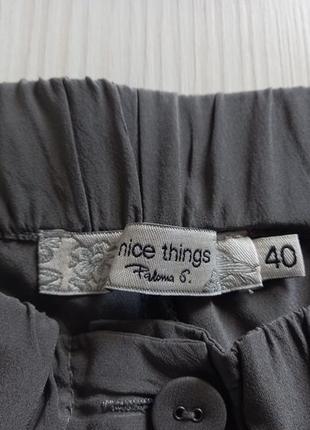 Лаконичные шелковые брюки nice things7 фото