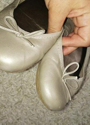 Шкіряні балетки-туфлі3 фото