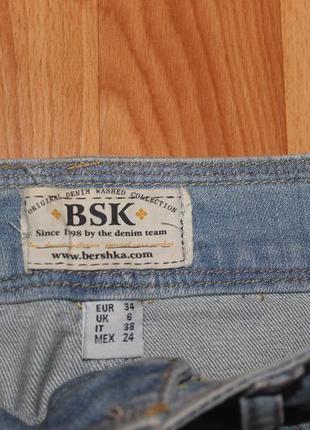 Джинсовая юбка bershka4 фото