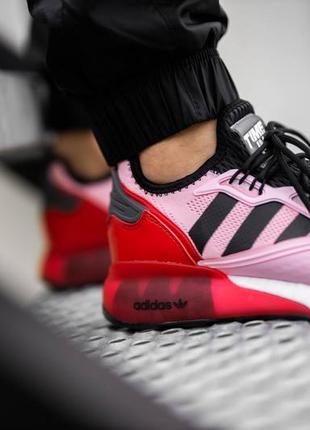 Текстильні бігові кросівки adidas originals x ninja zx 2k boost 'time in' fz0454 40-41-42 розмір6 фото