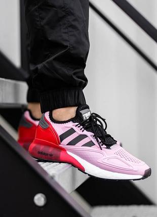 Текстильные беговые кроссовки adidas&nbsp;originals x ninja zx 2k boost 'time in' fz0454 40-41-42 размер