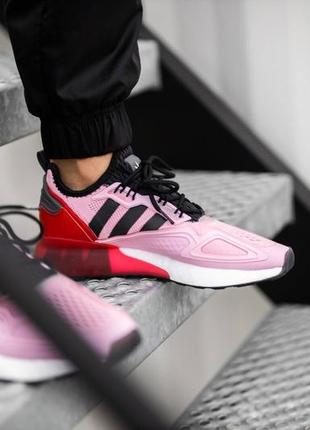 Текстильные беговые кроссовки adidas&nbsp;originals x ninja zx 2k boost 'time in' fz0454 40-41-42 размер3 фото