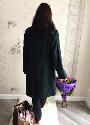 Женское базовое шерстяное пальто2 фото